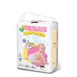 Nature Hugs Baby Diaper Pants Star -L L -12 PCS  ( 9-14 Kg ) White