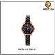 Dennis Martin Women Watch DM7124LBRGBA Cherry Oo