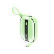 Konfulon A-50 (10000mAh Fast Charging 22.5W Built-in Cable Power Bank) Green
