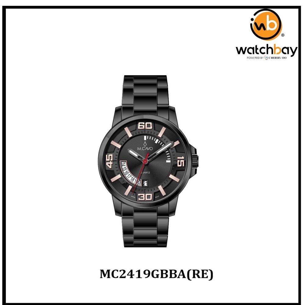 M. Cavo Men Watch MC2419GBBA(RE) Cherry Oo