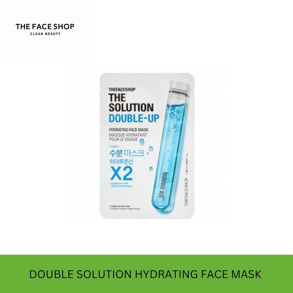 The Face Shop Official The Solution Double-Up Hydrating Face Mask(Gz) 8806182594809