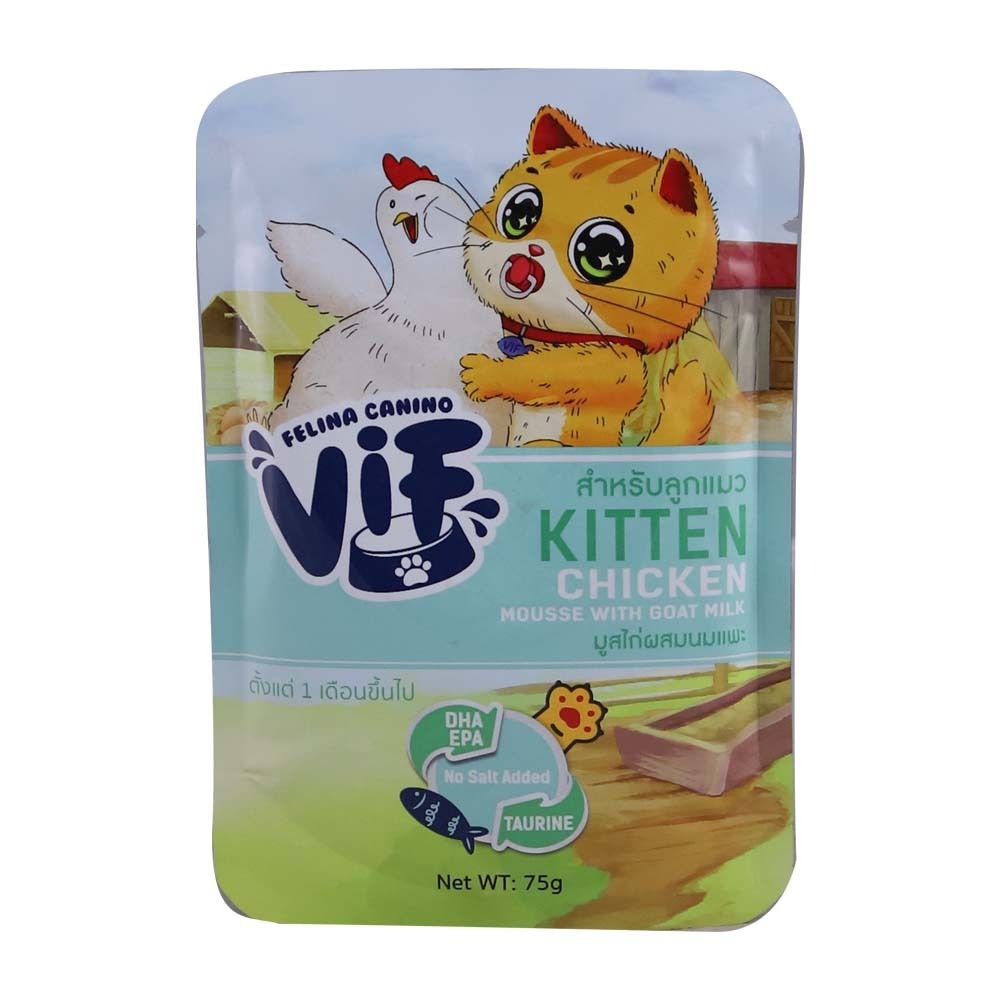 Felina Canino Vif Cat Wet Food Kitten Chicken 75G