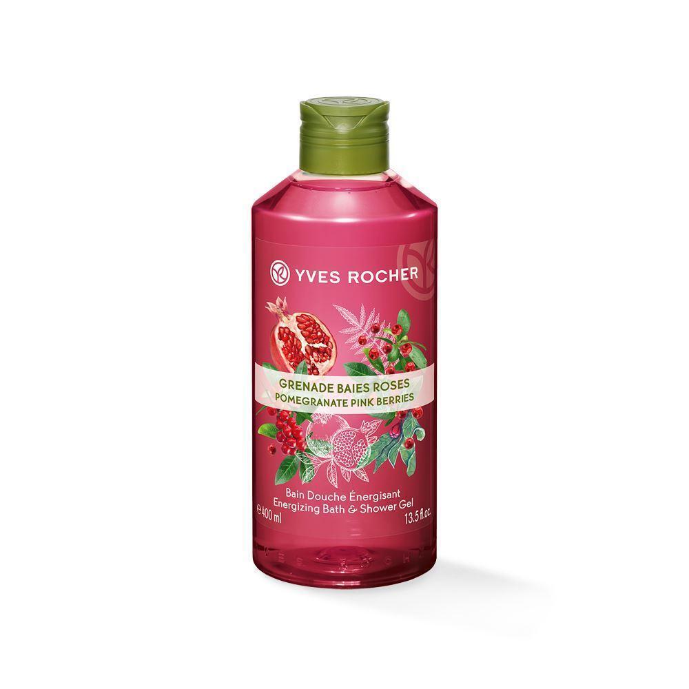 Yves Rocher Shower Gel Grenade Baie Rose Bottle 400ML - 7212