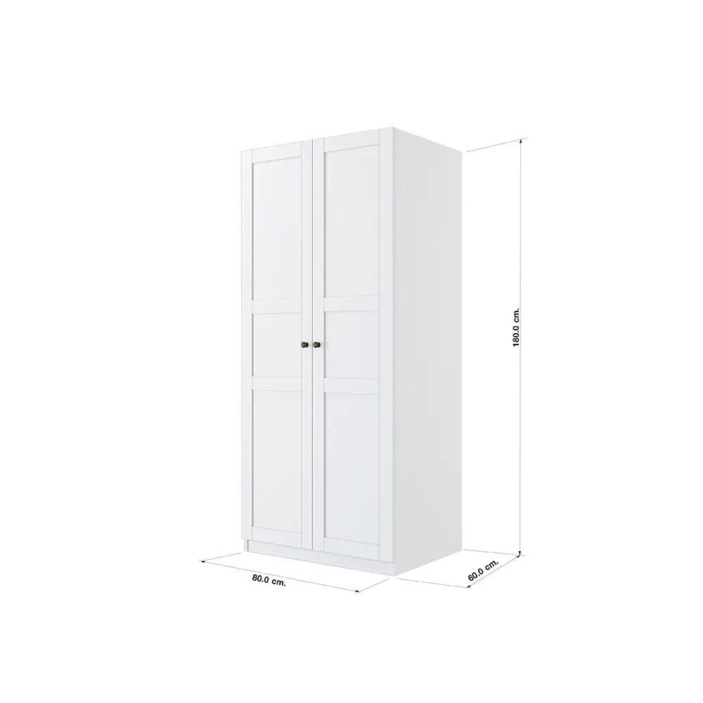 Winner Voque Wardrobe (2 Door) White