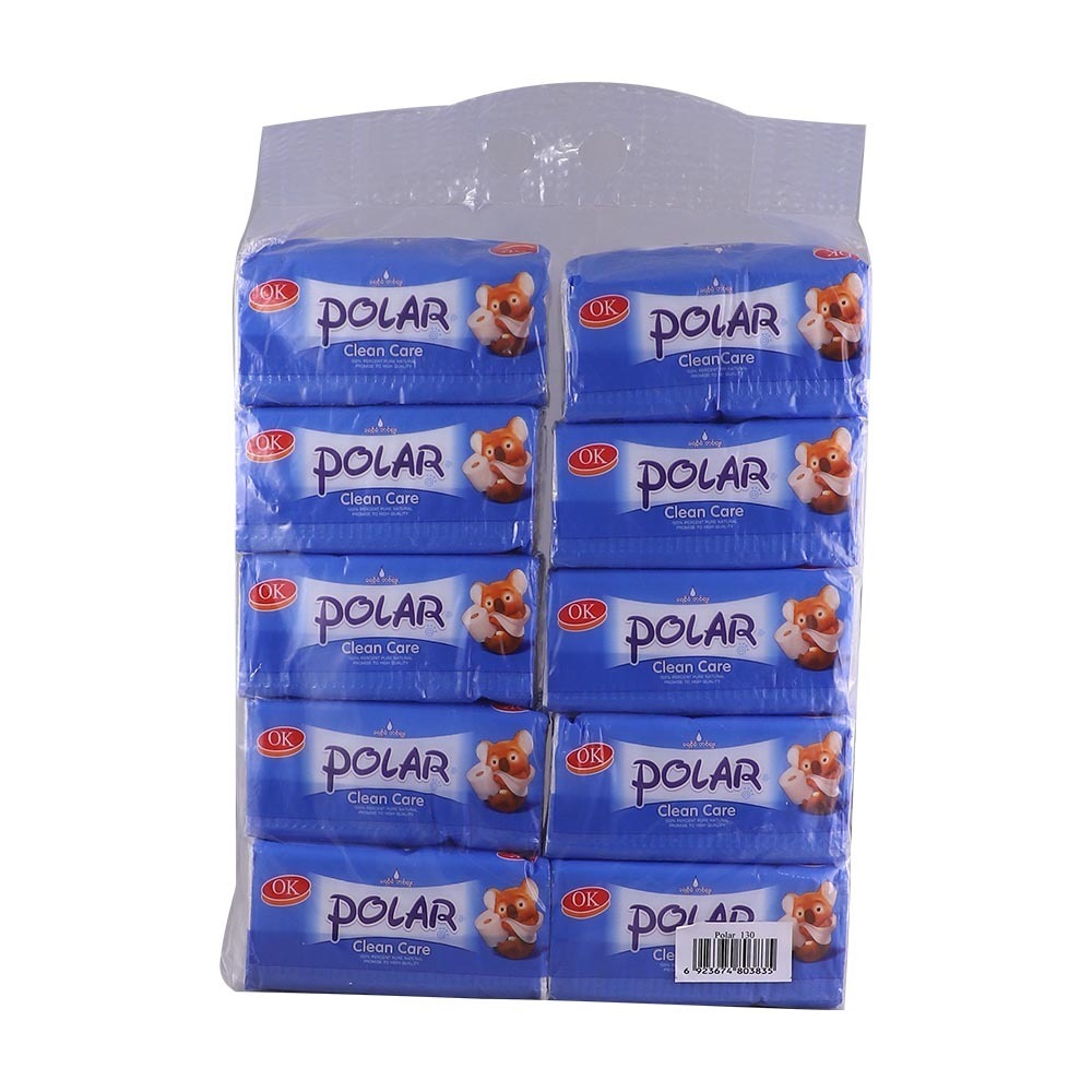 Ok Polar Facial Tissue 3Ply 330PCSx10