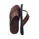 Sin Pauk Men Leather Slipper YS-005 Brown (No-39)