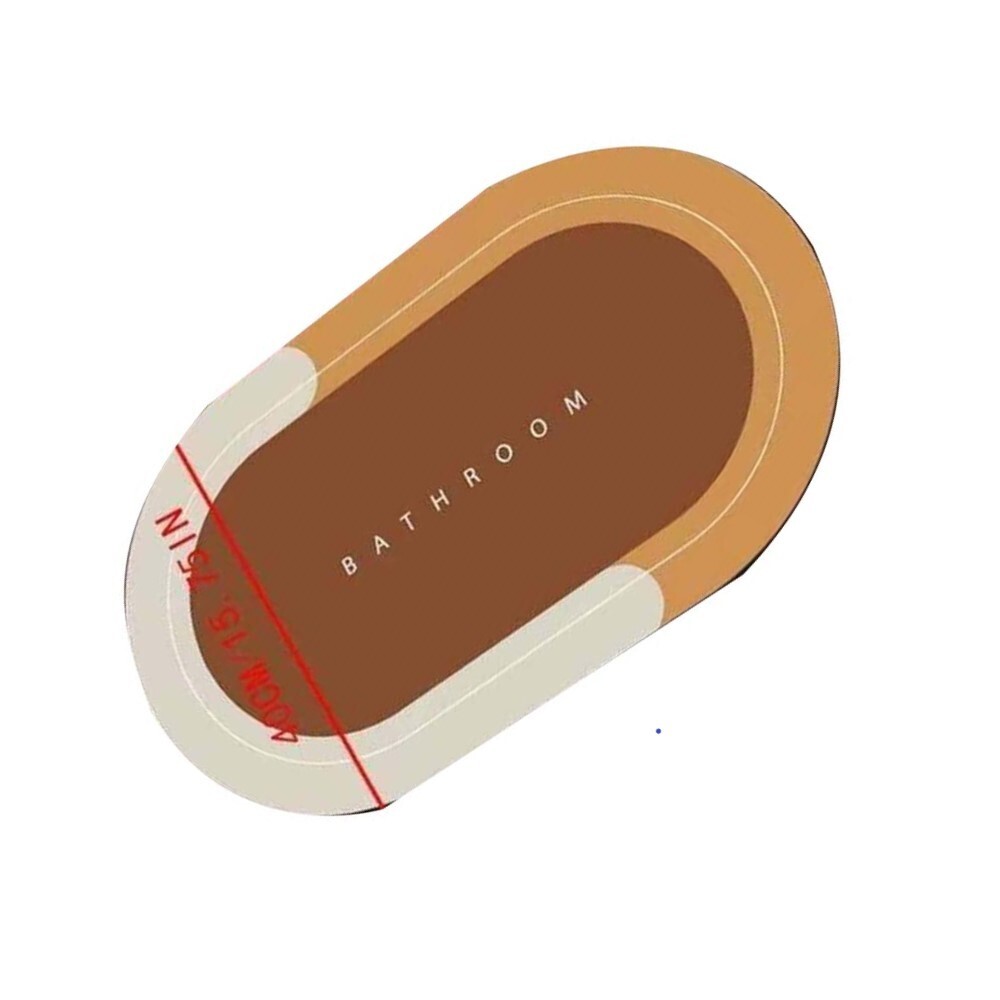 ရာဘာခြေသုတ်ပုံသစ် Brown KPT-0497