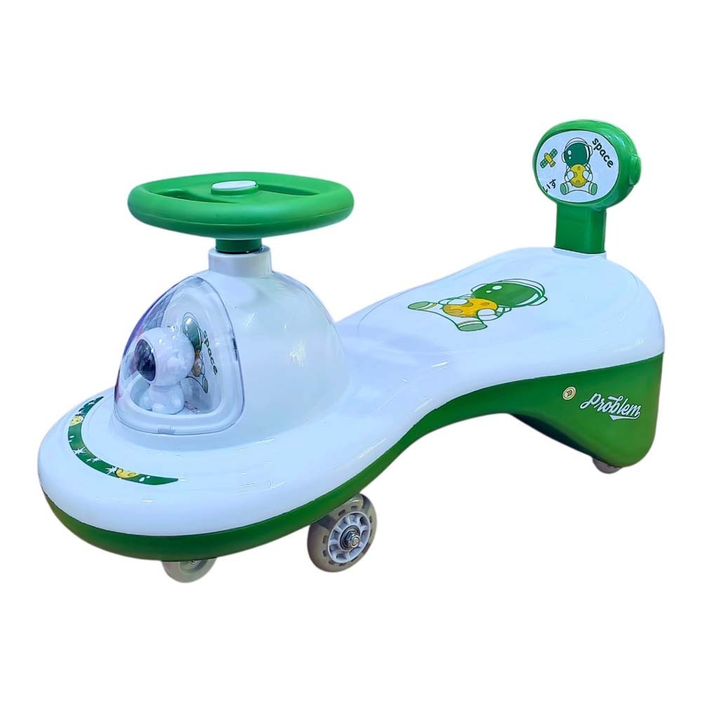 Baby Cele 613-1 Kids Ride-On Swing Car (Space) Green 12620