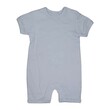 Te Te & Ta Ta Short Romper Short Sleeves Blue 0-3 Months (2Pcs/1Set) KRP-S102