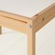 Ikea Lätt Children's Table With 2 Chairs, White/Pine Wood 101.784.13