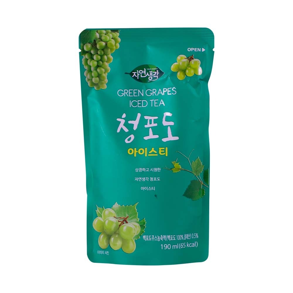 Think Nature Green Grapes Iced Tea 190ML