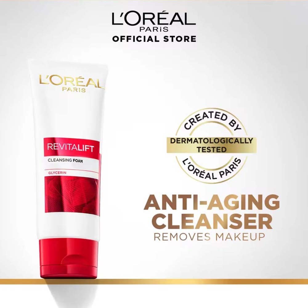 Loreal Revitalift Anti-Aging Milky Facial Cleansing Foam  100ML