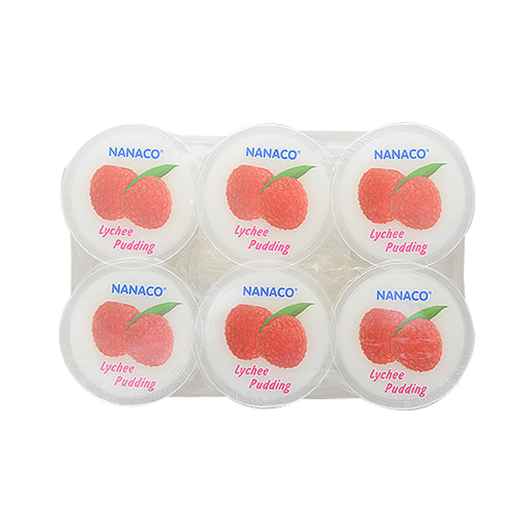 Nanaco Pudding Lychee 6PCS 480G