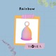 Womea Menstrual Cup (Large) Rainbow