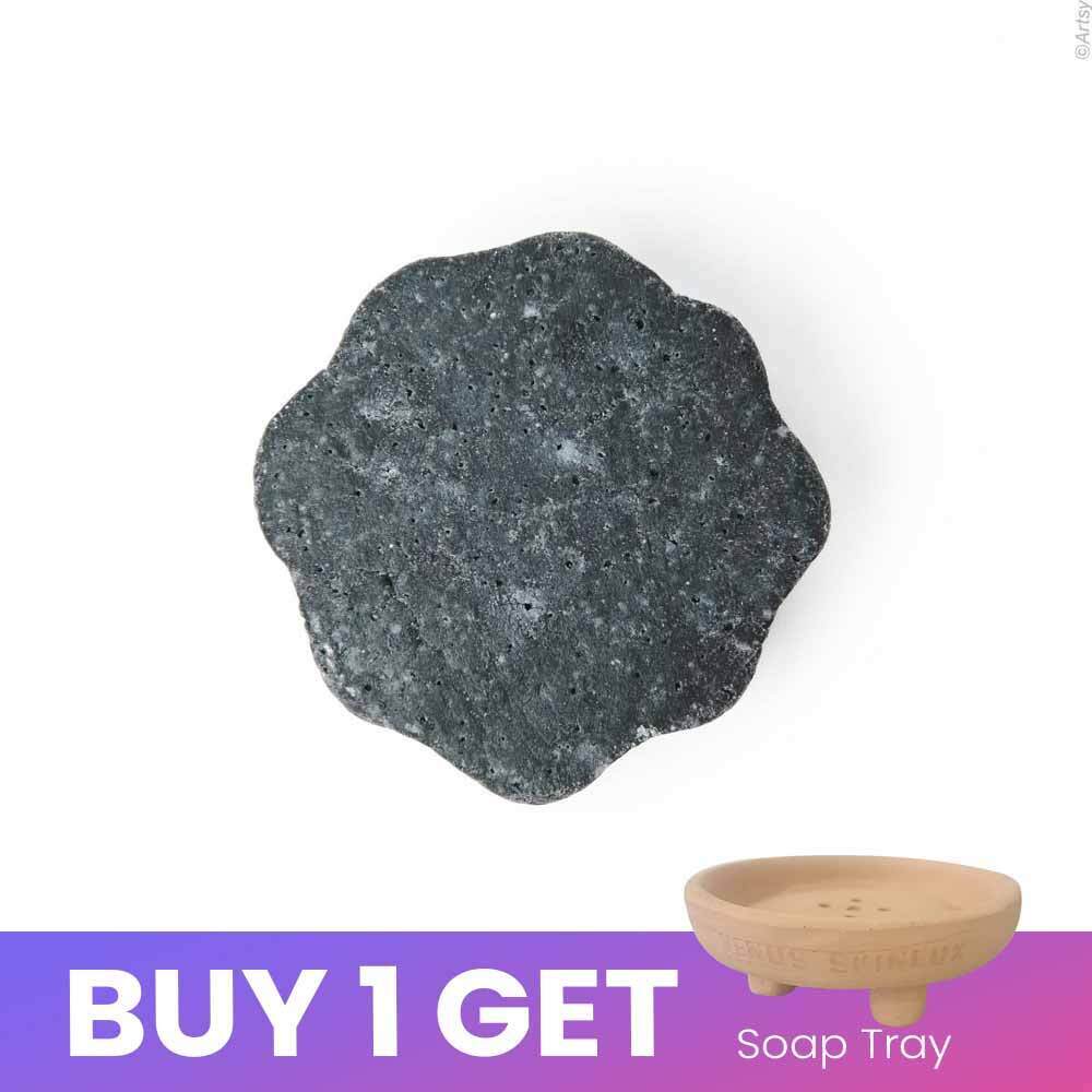 Venus Skinlux Sulfate Free Bamboo Charcoal Shampoo Bar (For Oily Hair) 100G (Black)