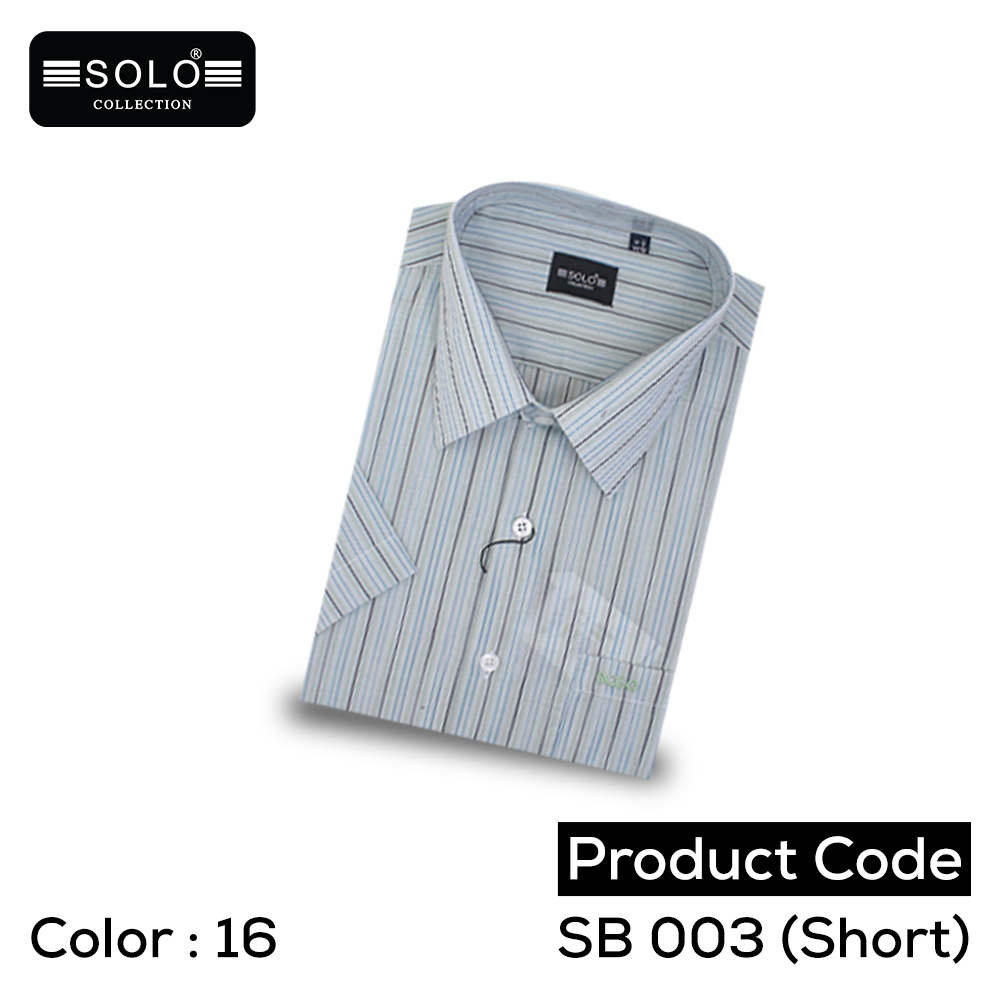 Solo Collection SB 003 (Short) Regular Shirt Medium 16
