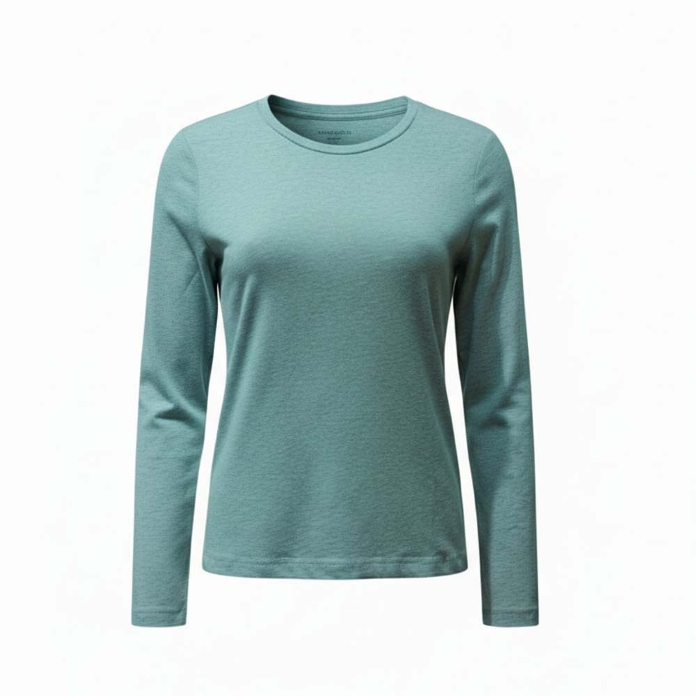 223204101022 Bossini Ladies T-Shirt FW 22 Turquoise ( S )