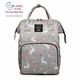 Mommy Lover Lequeen Mommy Backpack Grey