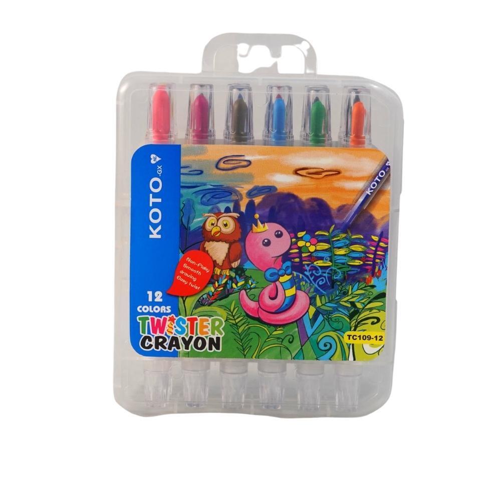 Koto Twister Crayon 12PCS TC109-12