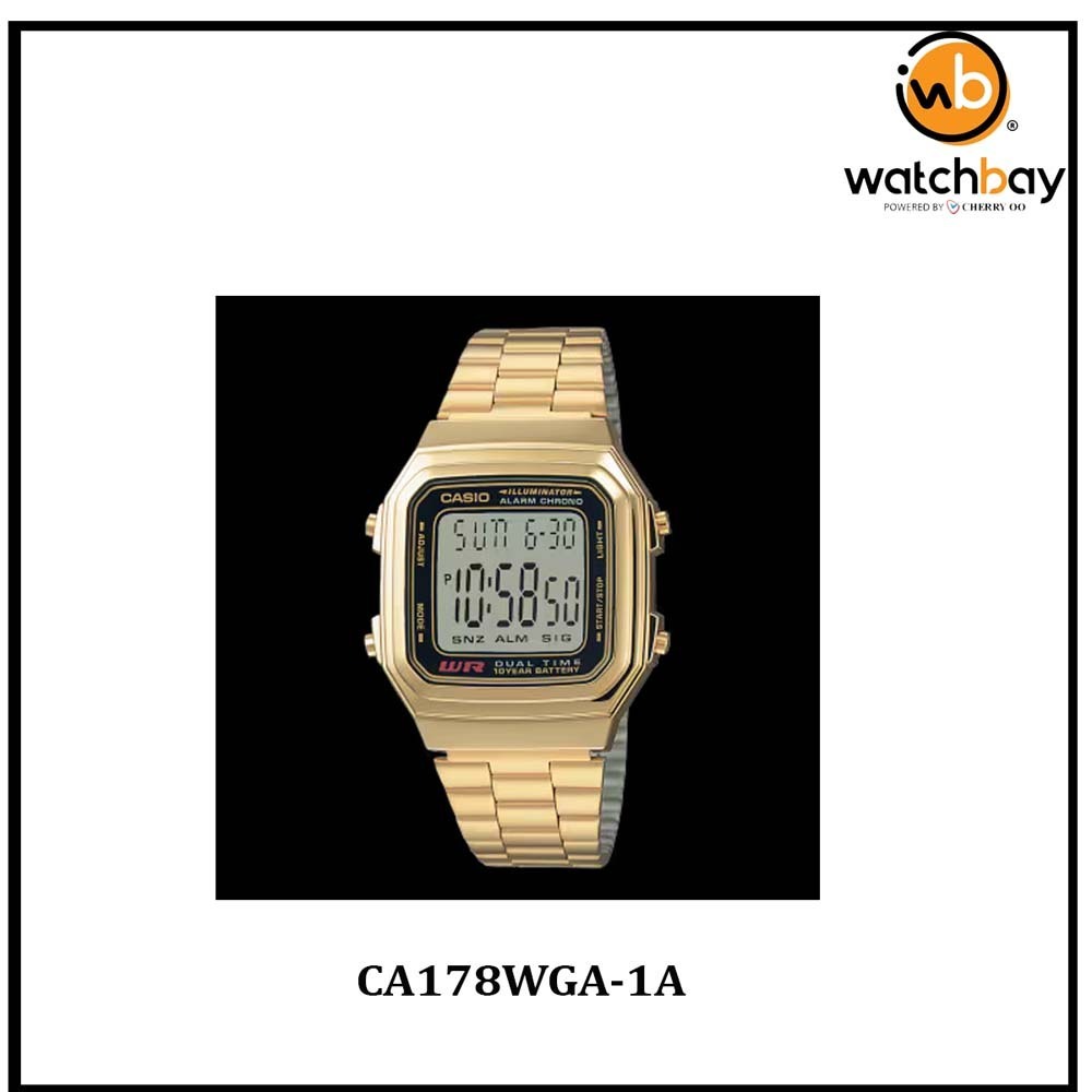 Casio Men Watch CA178WGA-1A_Cherry Oo