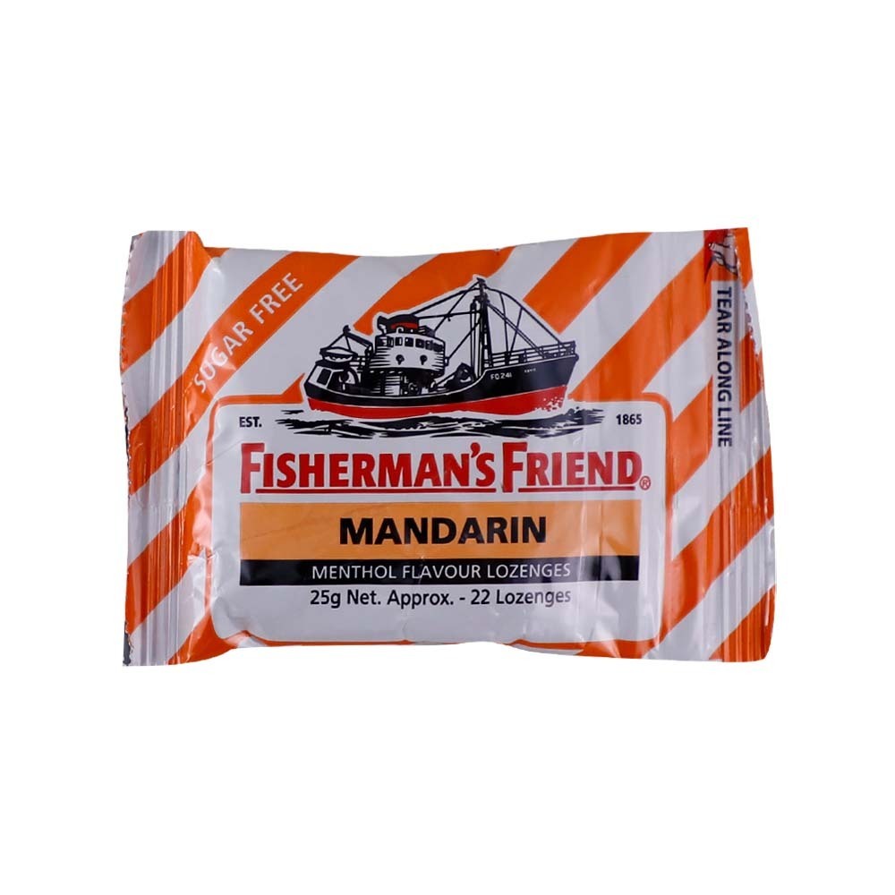 Fisherman's Friend Mandarin Menthol Lozenges 25G