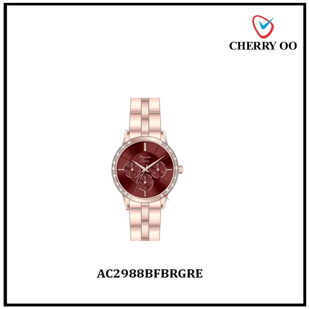 Alexandre Christie Women Watch AC2851LDBBRBA_Cherry Oo