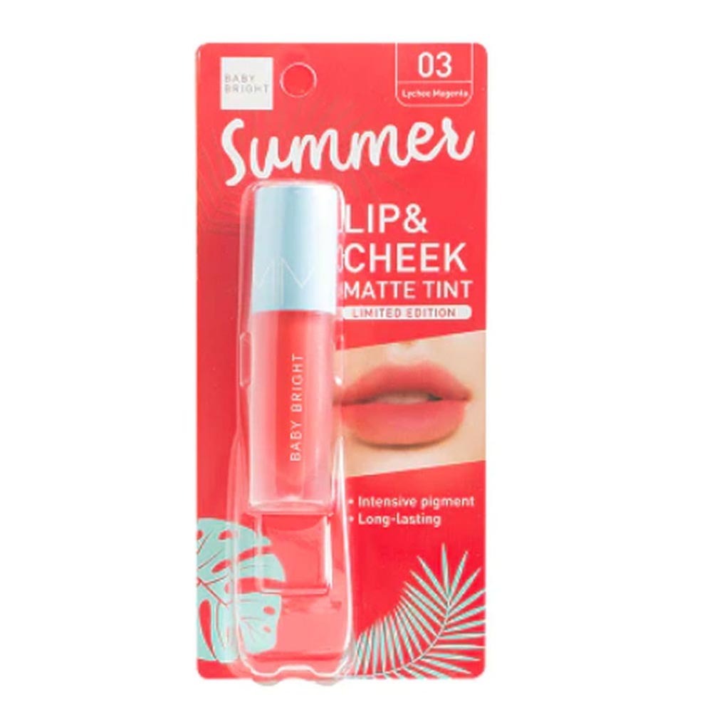 Baby Bright Summer Lip & Cheek Matte Tint (2.4G) / #03 Lychee Magenta