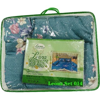 Leona Bed Sheet (set)  Double (6' x 6.5' x 9")  Leona Set 012