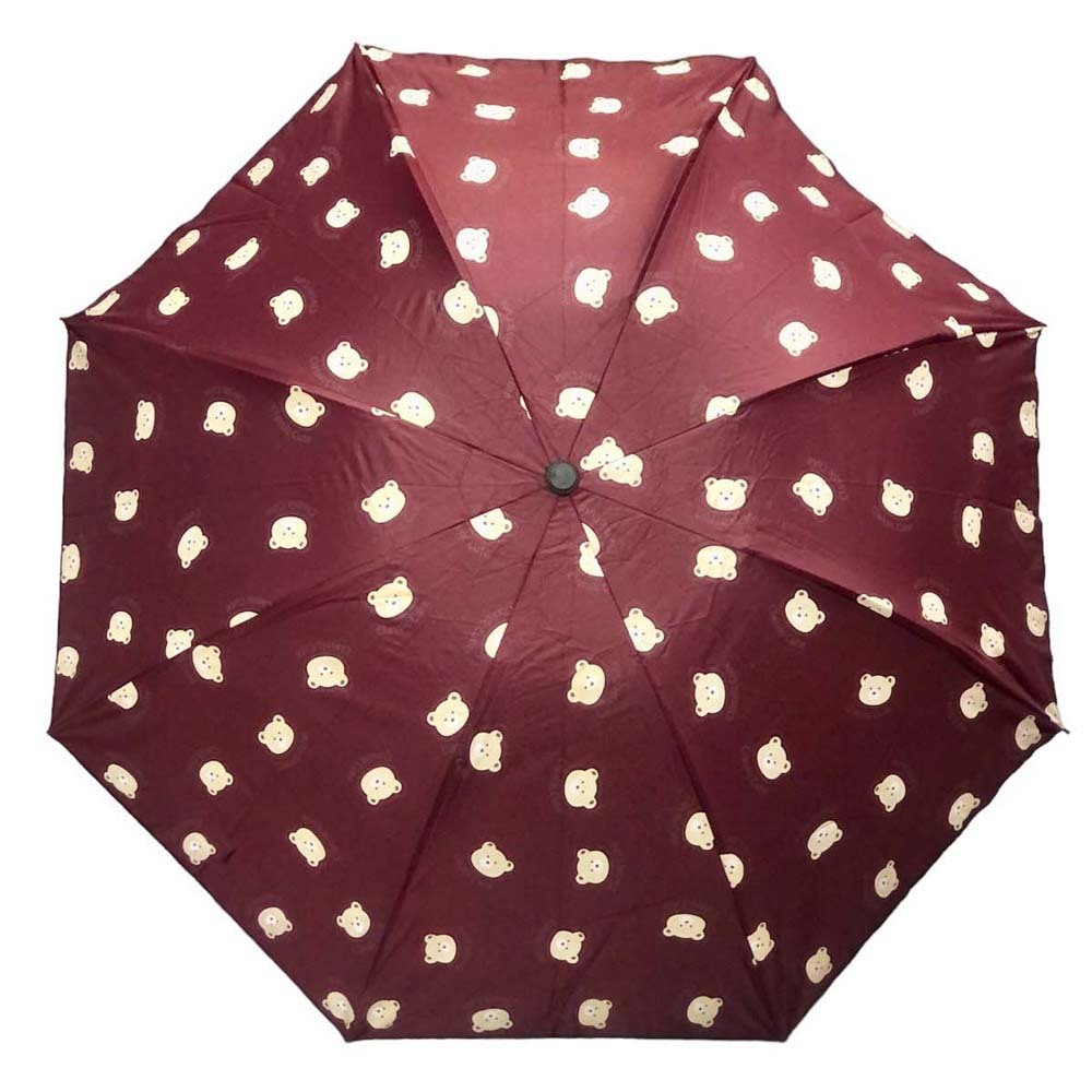 Yuriko  Short Umbrella UM-Bear(Short) Red