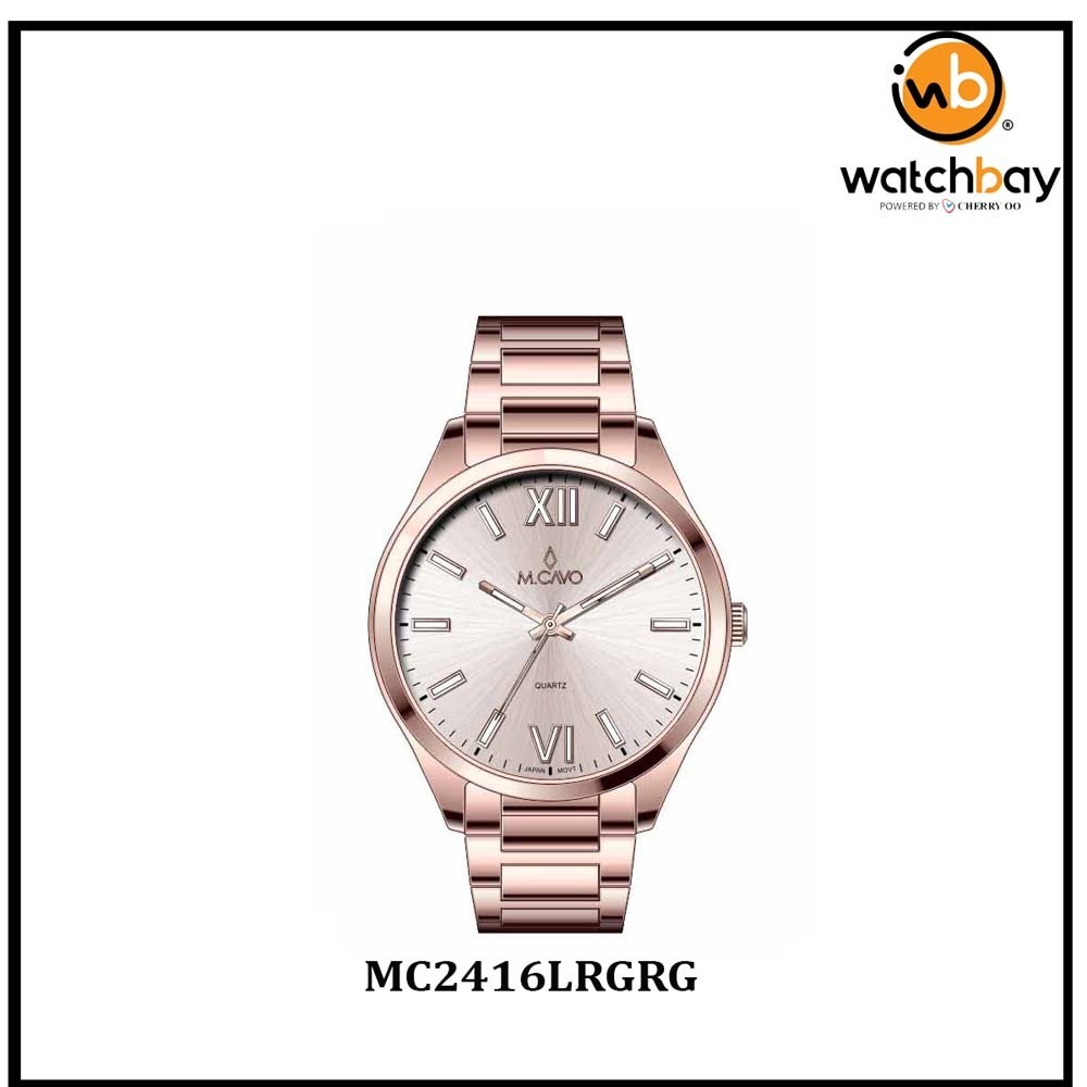 M. Cavo Women Watch MC2416LRGRG Cherry Oo