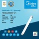 Midea LED Batten Light MDLBLL0620W (2') ,6500K