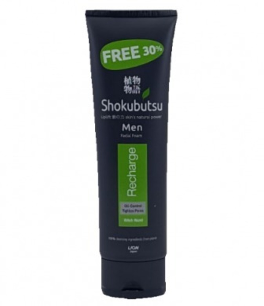 Shokubutsu Recharge Men Facial Foam 130G