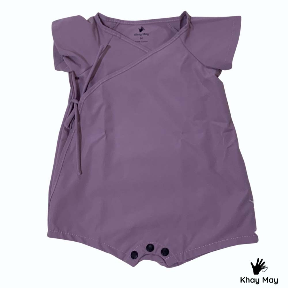 Khay May Warp-Up Romper Large Size Purple