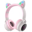 W27 Cat ear wireless headphones / Pink