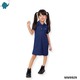 Max & Mia Kids Girl Polo Dress MM9929 Dark Blue 2XL