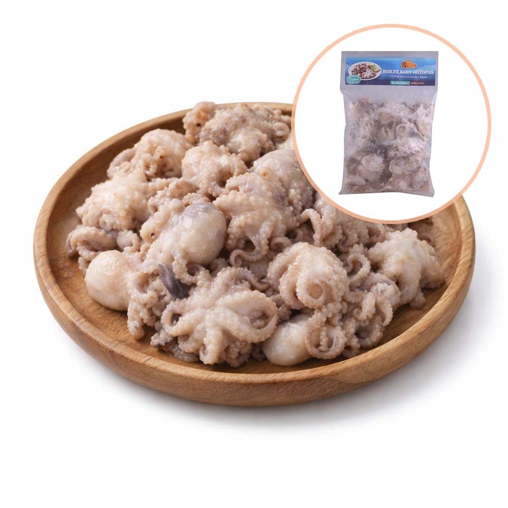 Mom's Choice Frozen Boiled Baby Octopus 500G