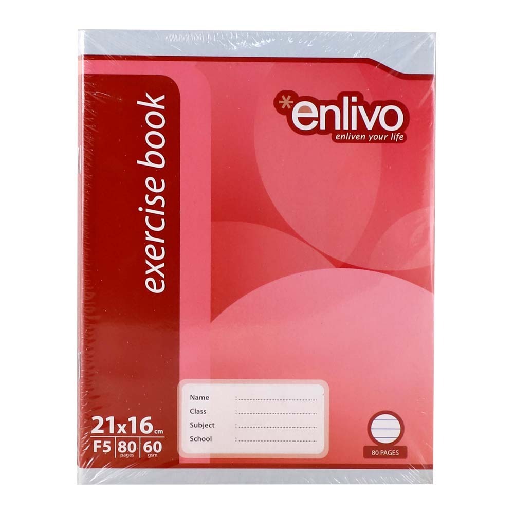 Enlivo Exercise Book 12PCS 60G P-80