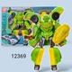Baby Cele  Deform Mecha War Car Green 12369