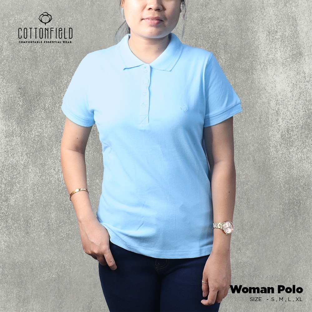 Cottonfield Women Polo Shirt C11 (Large)