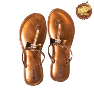 Sin Pauk Women Leather Slipper (Design-2,No-40) SGW-001