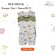 Te Te & Ta Ta Boy Romper Short Sleeves White 3-6 Months (1PCS) KRPB-S101