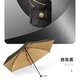 Fashion UV Umbrella Gold Plastic Black UM183