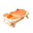 Foldable Bathtub With Bath Net (Orange)