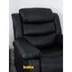 Furinbox Lemma PVC Manual Recliner 1/S Black