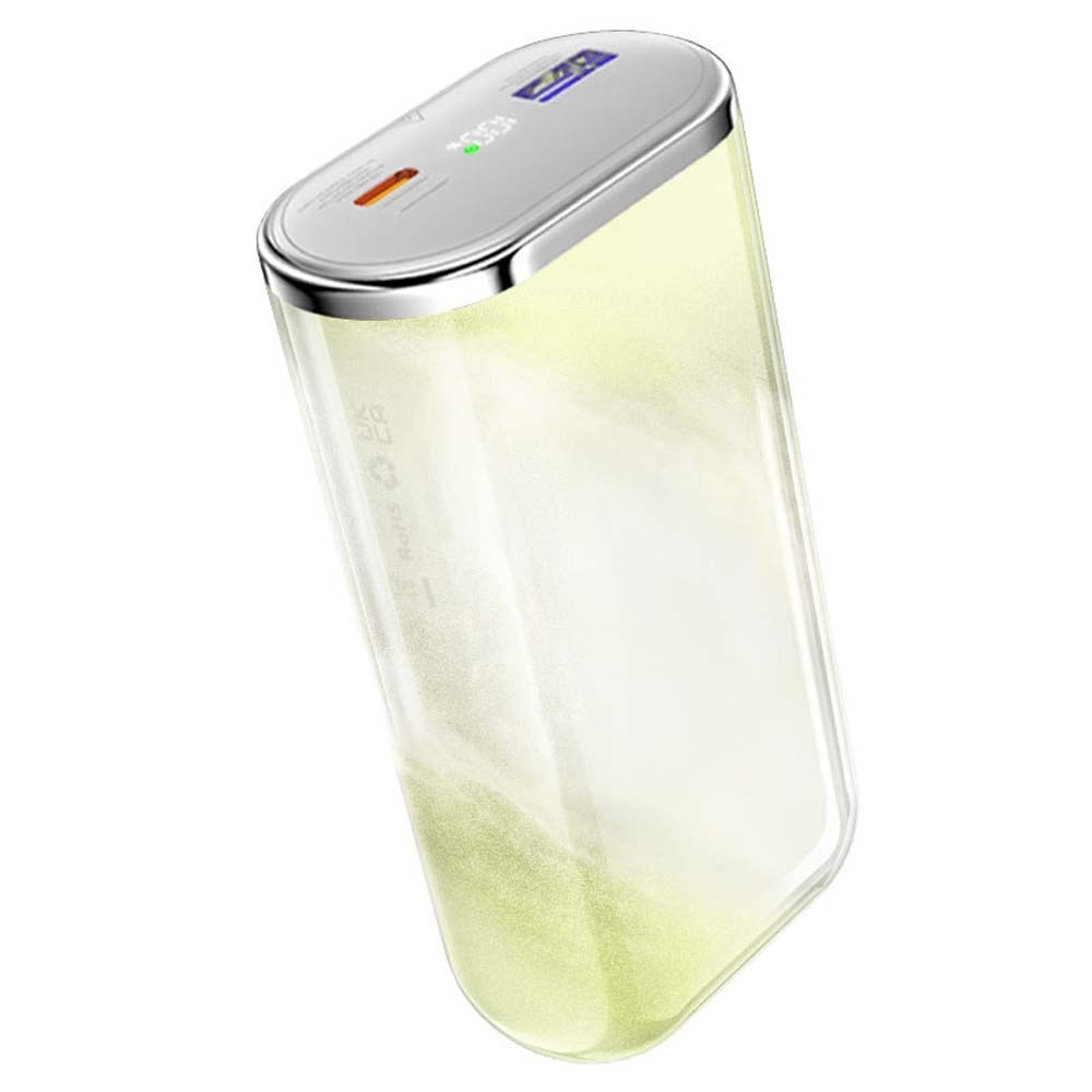 Acefast M3 Sparkling Series 10000Mah  22.5W Fast Charge Mobile Power Bank 27020001 Fluorescent Yellow
