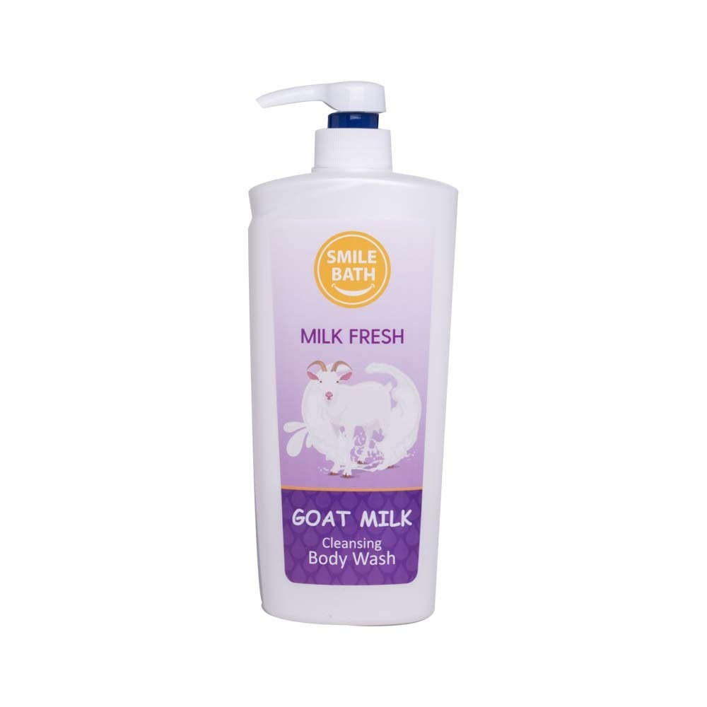 Smile Bath Cleansing Body Wash (Goat Milk) 680ML