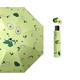 Automatic 3 Fold Fruit Printed Umbrella Green