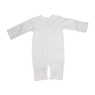Te Te & Ta Ta Long Romper Short Sleeves Blue 0-3 Months (3Pcs/1Set) KRP-L102