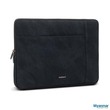 Rivacase Faux Leather Laptop Sleeve  (Water-Resistant) MAC-RV-8903-BLK Medium