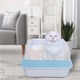 Semi-Closed Plastic Cat Litter Box ESS-0000718